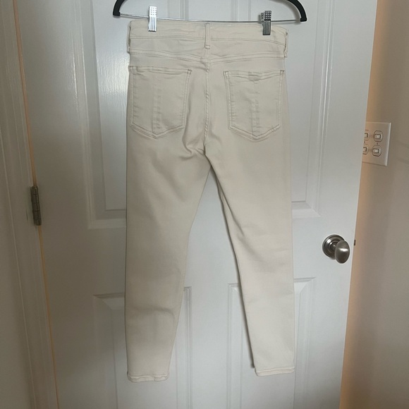 Rag & bone 🦴 Ecru Colored Cate Mid Rise Jeans size 27 - Picture 3 of 12